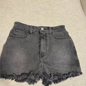 Hollister Black jean shorts size 25